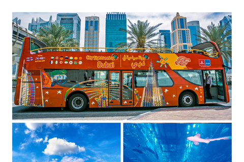 Dubai City Sightseeing Hop-on-hop-off-bustour & Dhow Cruise