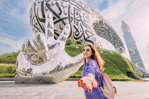 Vanuit Abu Dhabi: Stadsrondleiding Dubai met Creek, Abra & Oude Souks