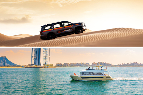Dubai Golven & Duinen: Luxe zeilcruise met safari door de rode duinen