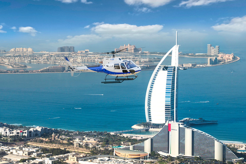 Dubai: 12-minuten helikoptertour & sightseeingtour over de Palm