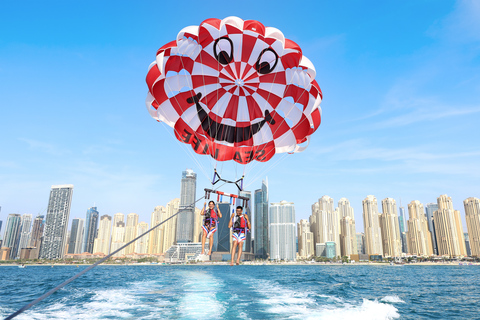 Dubai: Palm View en JBR View Parasailing Experience