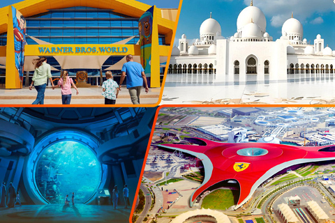 Dubai: Sheikh Zayed Moskee & Ferrari World Toegang met Transfer