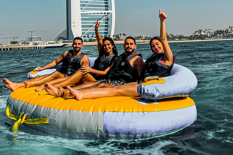 Dubai: speedboottubing rond Burj Al Arab