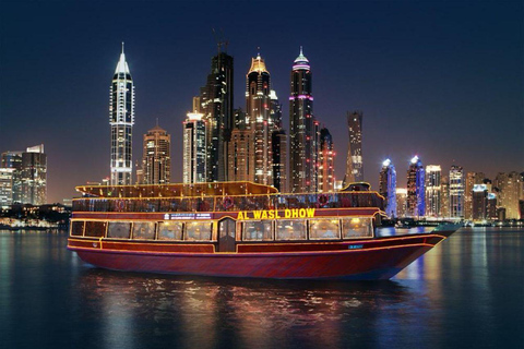 Dubai Marina Dinner Cruise met live entertainment (Al Wasl)