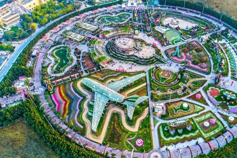 Dubai: Miracle Garden, Global Village en Dubai Frame