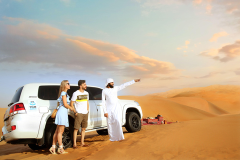 Dubai: Fortress Desert Safari, dunebashing, barbecue, kamelenrit