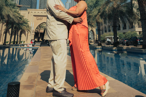 Dubai huwelijksaanzoek fotoshoot