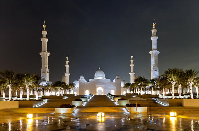 Stadstour van Abu Dhabi: de Sjeik Zayed-moskee, Emirates Palace, Marina Mall Stadstour van Abu Dhabi: de Sjeik Zayed-moskee, Emirates Palace, Marina Mall
